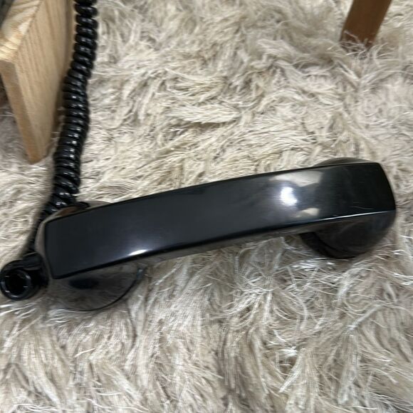 Vintage Stromberg-Carlson USA Untested As Is Black Rotary Desk Telephone - Picture 8 of 17